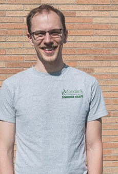Foodlink’s Nathaniel Mich interest in urban farming is strong.