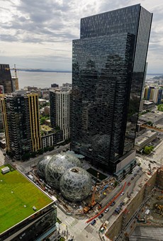 Part of Amazon's still-expanding headquarters in downtown Seattle.