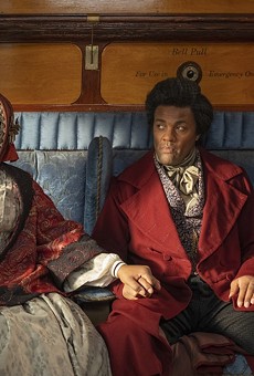 Sharlene Whyte and Ray Fearon as Anna Murray and Frederick Douglass in Isaac Julien's film installation, "Lessons of the Hour -- Frederick Douglass."