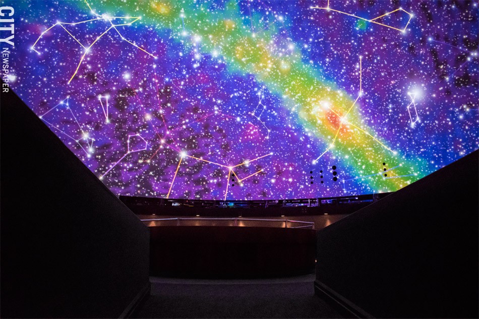 The planetarium's new Digistar 6 full-dome projection system is part of the institution's renovations. - PHOTO BY JACOB WALSH