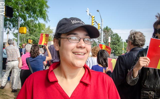Fast Food Workers Protest
