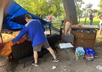 Small homeless encampment removed by city of Rochester