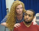PHOTO COURTESY MADHAUS - Kristy Barr as Lula and Austin Scott as Clay in Amiri Baraka's "Dutchman," which will be perfomed this week as part of "From Before: Two Black One Acts."