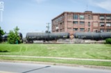 FILE PHOTO - Trains carrying volatile crude oil pass through Rochester Neighborhood of the Arts regularly. NOTA's president says they should slow down.