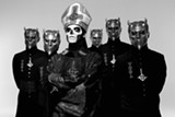 PHOTO PROVIDED - Ghost's Papa Emeritus and the Nameless Ghouls do the devil's work.