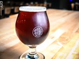 PHOTO BY KEVIN FULLER - Three Heads Brewing has its Hippy Holidays Red Lager, along with its Baltic Porter, on tap at its Atlantic Avenue location, and it's available in bottles.