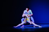 PHOTO BY ERICH CAMPING - Christopher Colllins and Megan Kamler in the Rochester City Ballet production "Summer of Love."