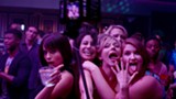 PHOTO COURTESY COLUMBIA PICTURES - Zoë Kravitz, Ilana Glazer, - Scarlett Johansson, Kate McKinnon, and Jillian Bell in "Rough Night."