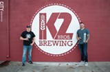 PHOTO BY JACOB WALSH - Brad and Kyle Kennedy opened K2 Brothers Brewing on Empire Boulevard in early December.