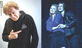 LEFT PHOTO BY RYAN WILLIAMSON; RIGHT PHOTO PROVIDED - Left: Veteran rocker Eddie Money created the Broadway-style musical "Two Tickets to Paradise," based on his life. Right: Alec Nevin portrays Money and Morgan Troia plays Money's wife, Laurie, in the show.