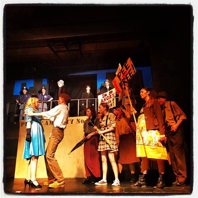 A production of Urinetown by Stages