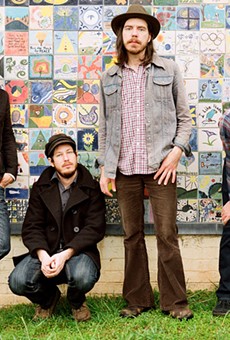 Vetiver is a San Francisco-based folk-rock project led by Andy Cabic (second from left).