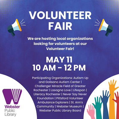 Webster Public Library Volunteer Fair
