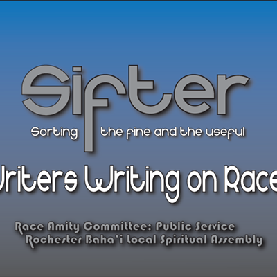 Sifter: Writers Writing on Race