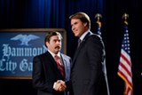 Zach Galifianakis and Will Ferrell in "The Campaign." PHOTO COURTESY WARNER BROS. PICTURES